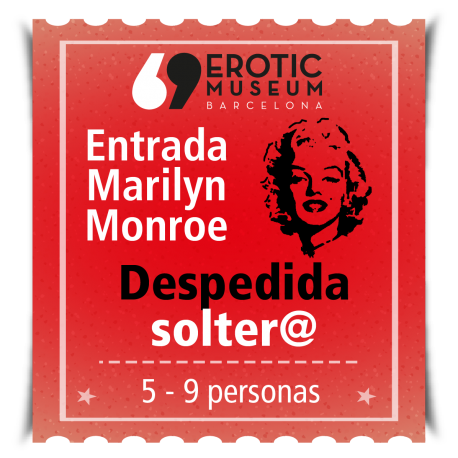 Entrada Despedida Soltera/o Marilyn Monroe