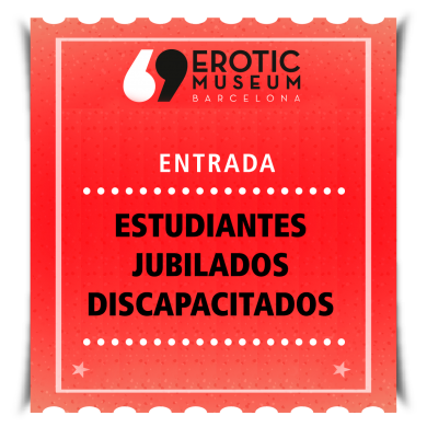 Students, seniors, disabled Admission Ticket Erotic Museum of Barcelona + Audioguide